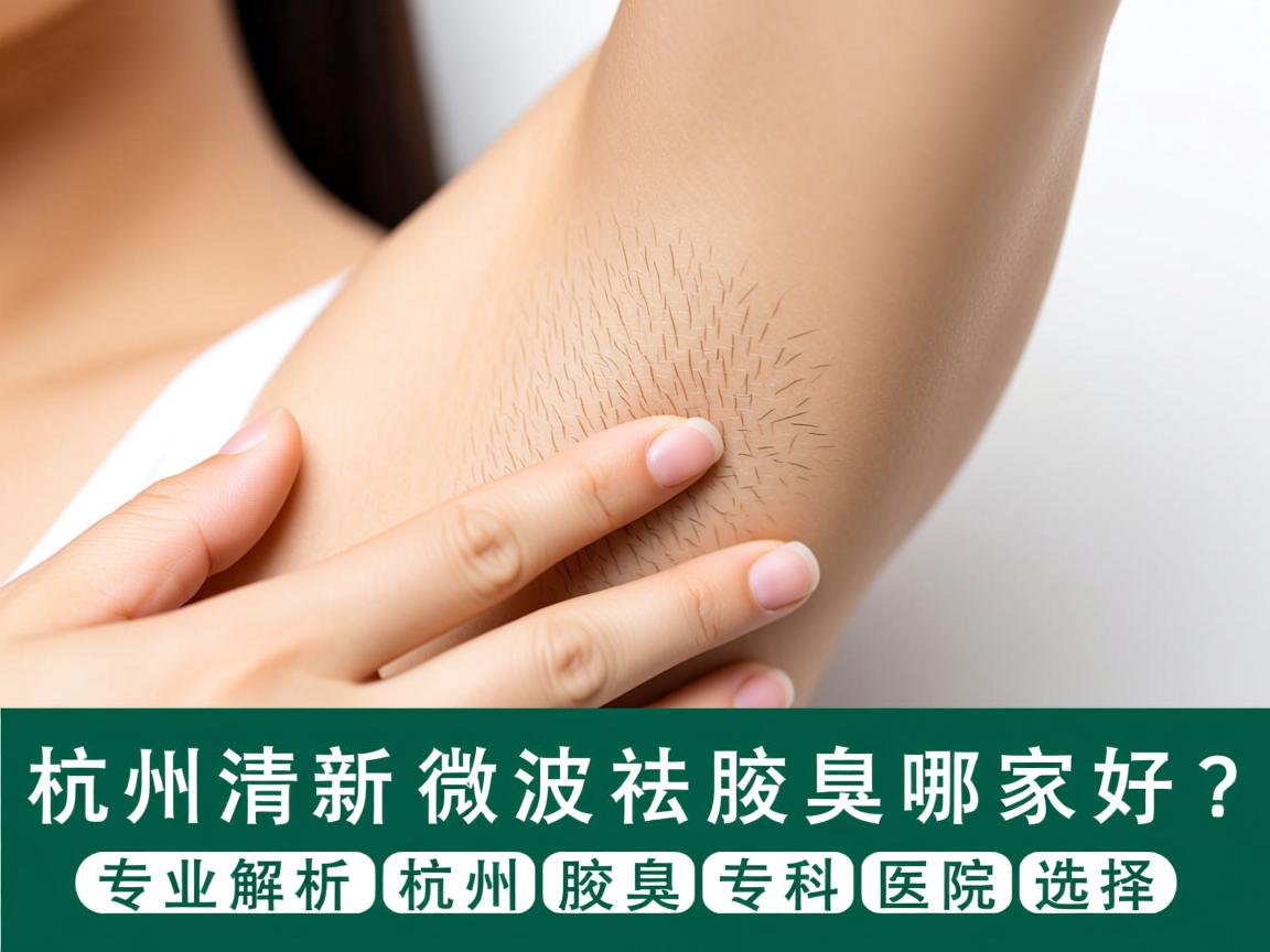 杭州清新微波祛腋臭哪家好？专业解析杭州腋臭专科医院选择