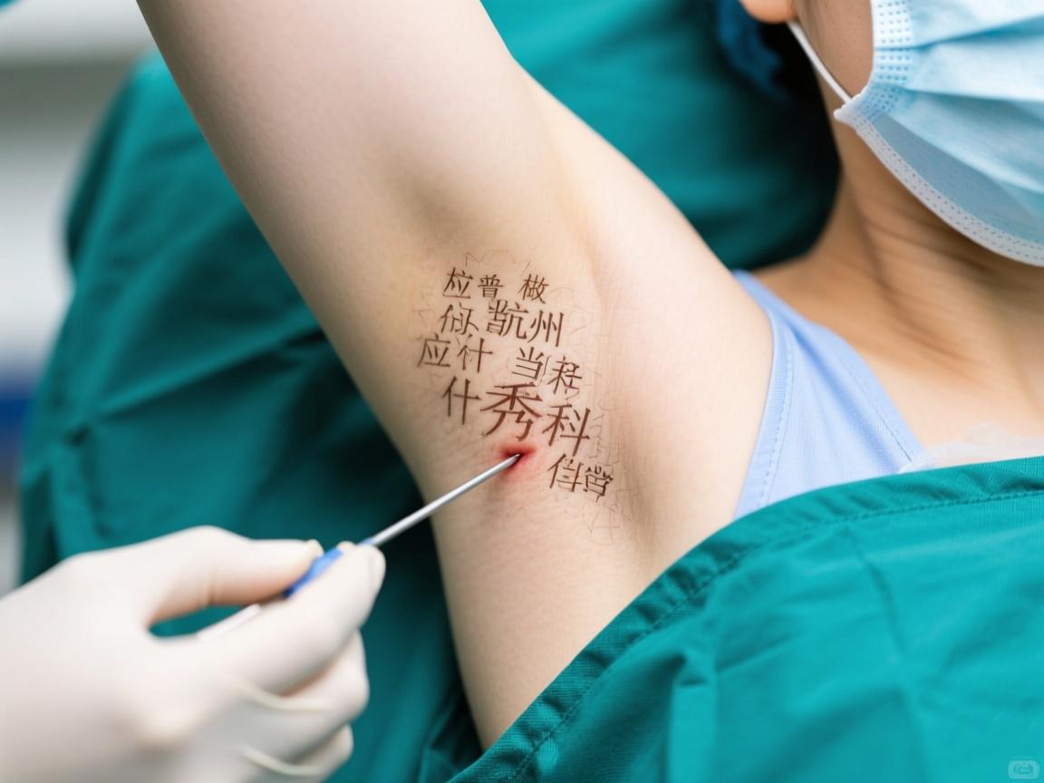 杭州腋秀科普，在杭州做腋臭手术应当挂什么科，详解腋臭科室选择