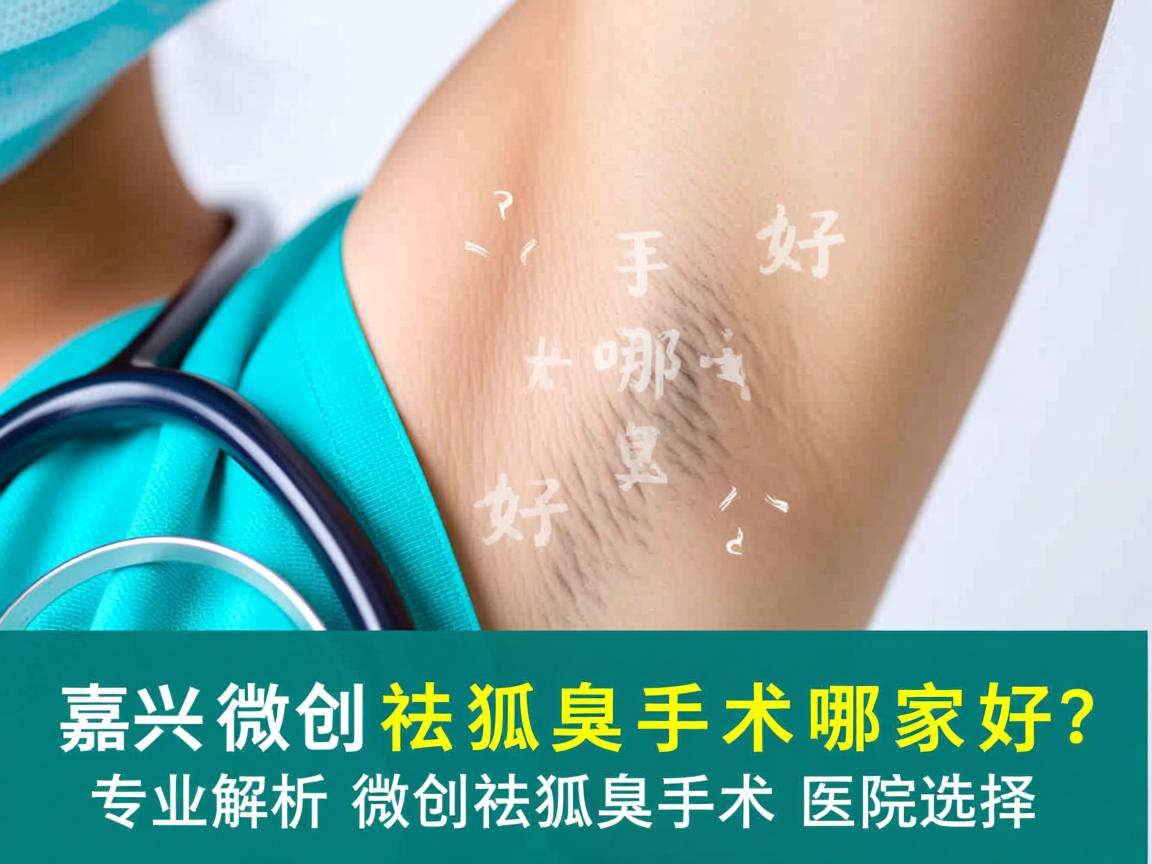 嘉兴微创祛狐臭手术哪家好？专业解析微创祛狐臭手术医院选择