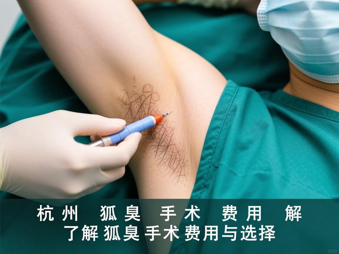 杭州狐臭手术费用解析，了解狐臭手术费用与选择