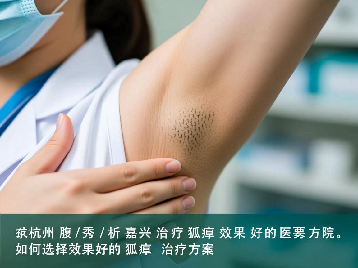 杭州腋秀解析，嘉兴治疗狐臭效果好的医院，如何选择效果好的狐臭治疗方案