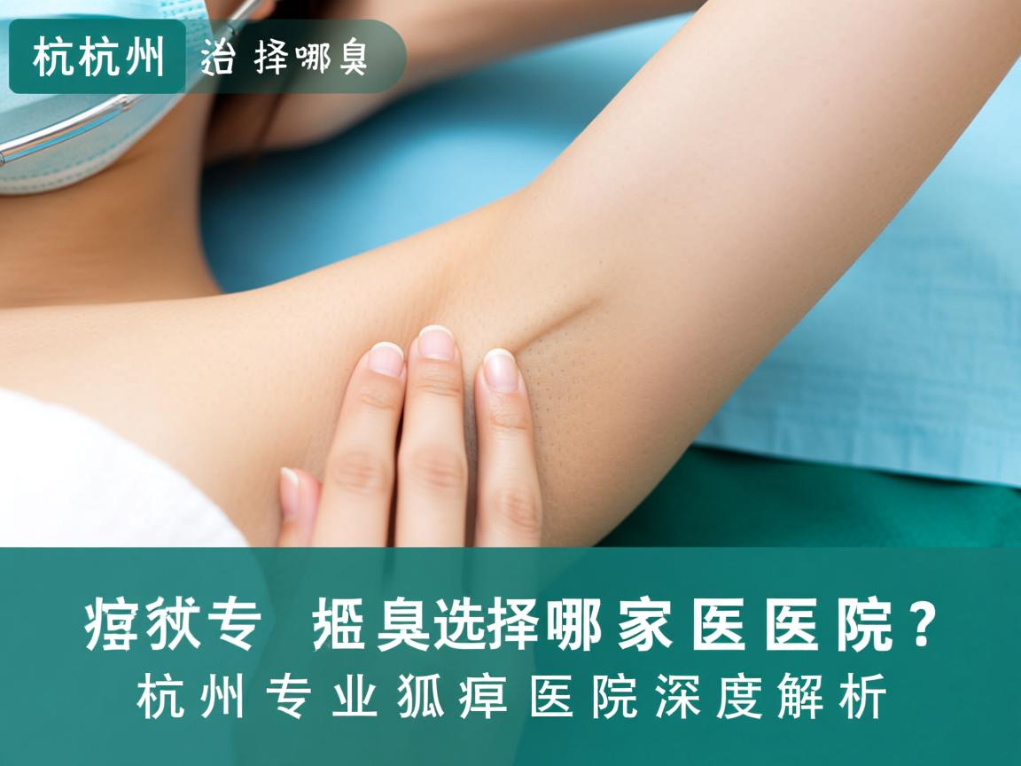 杭州治疗狐臭选择哪家医院？杭州专业狐臭医院深度解析