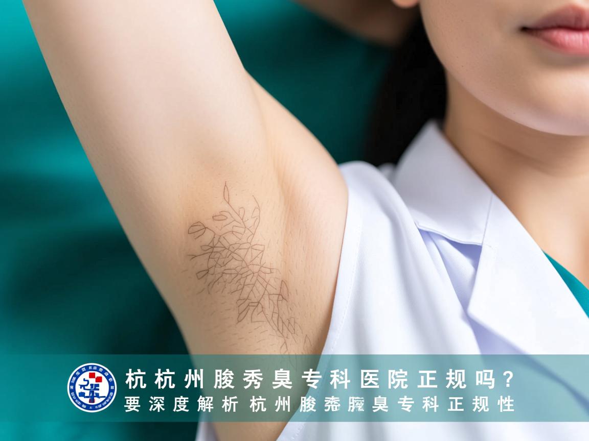 杭州腋秀腋臭专科医院正规吗？深度解析杭州腋秀腋臭专科正规性