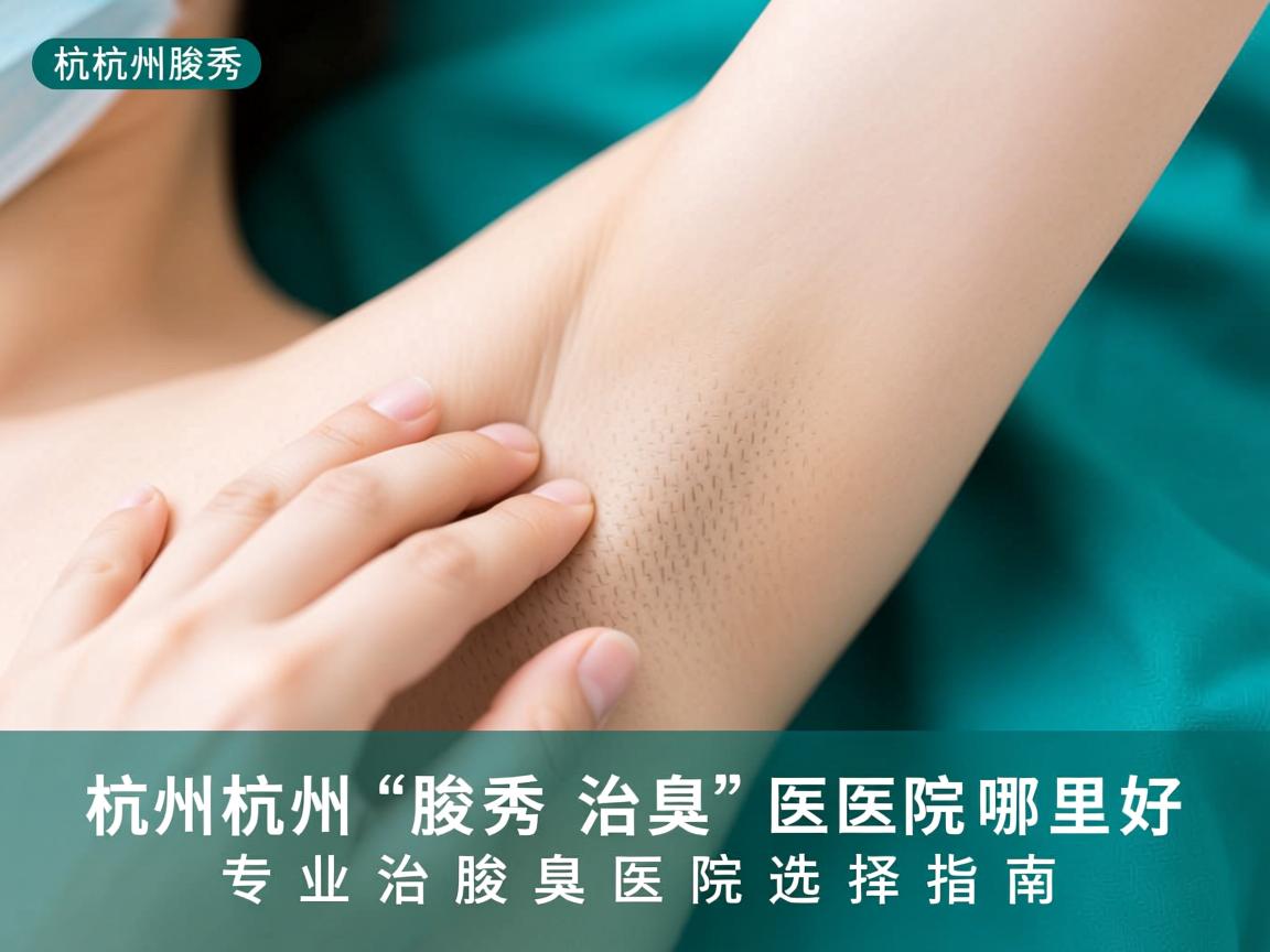 杭州腋秀解析，杭州治腋臭的医院哪里好，专业治腋臭医院选择指南