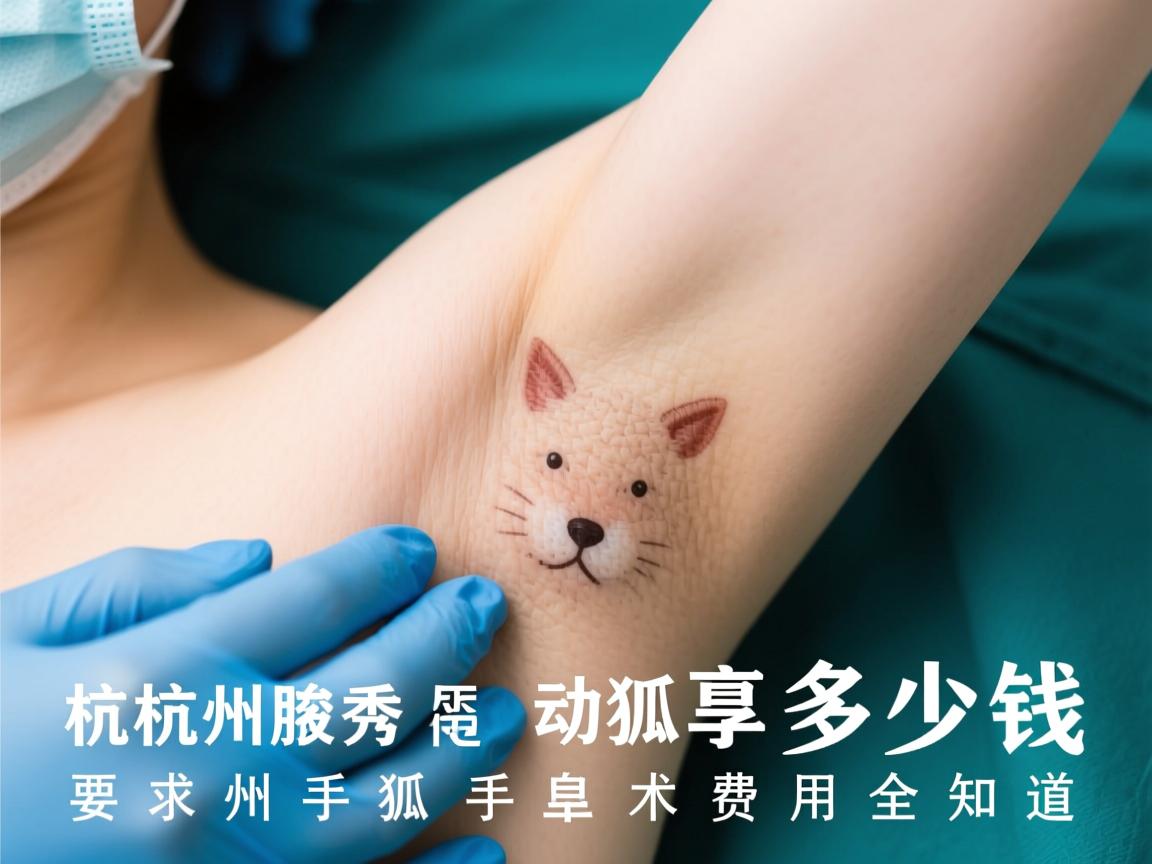 杭州腋秀解析，在杭州动狐臭手术多少钱，狐臭手术费用全知道