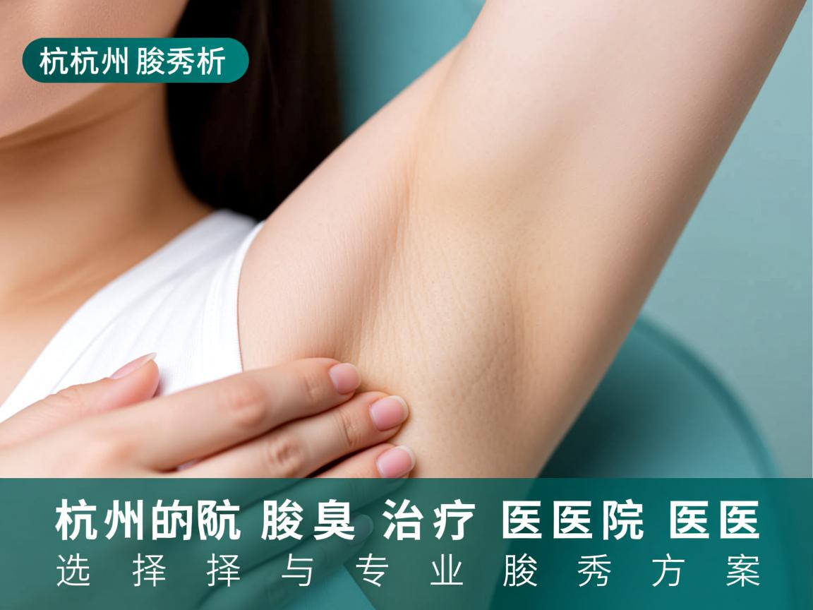 杭州腋秀解析，杭州腋臭治疗医院的选择与专业腋秀方案