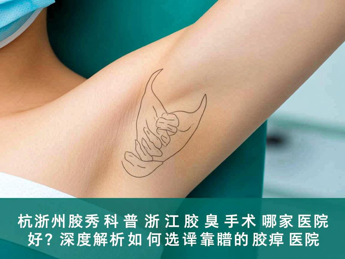 杭州腋秀科普，浙江腋臭手术哪家医院好？深度解析如何选择靠谱的腋臭医院