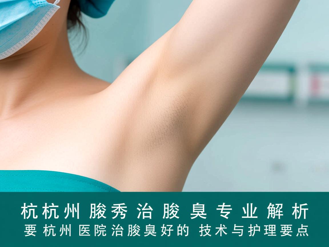 杭州腋秀治腋臭专业解析，杭州医院治腋臭好的技术与护理要点