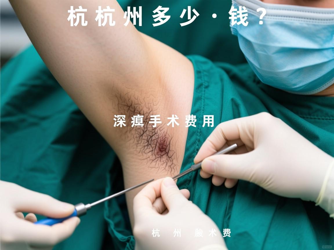 杭州腋臭手术多少钱？深度解析杭州腋臭手术费用