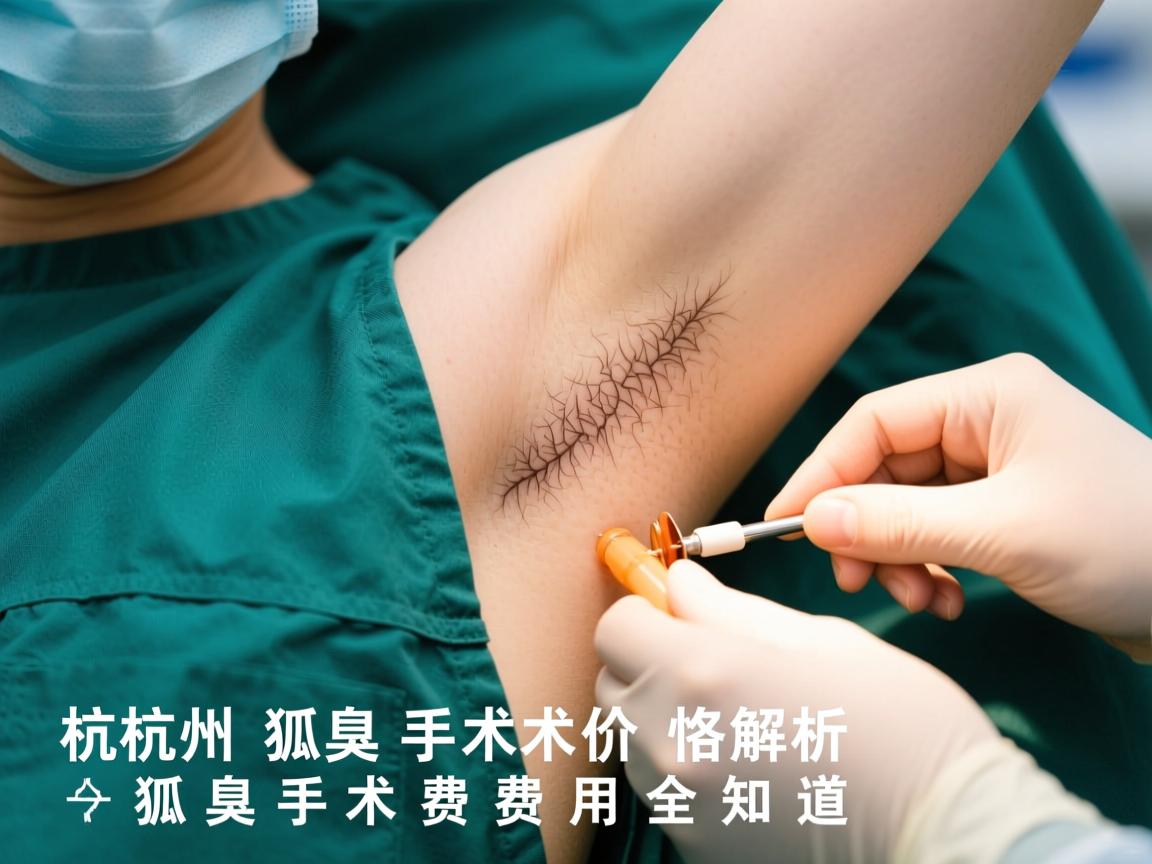 杭州狐臭手术价格解析，狐臭手术费用全知道