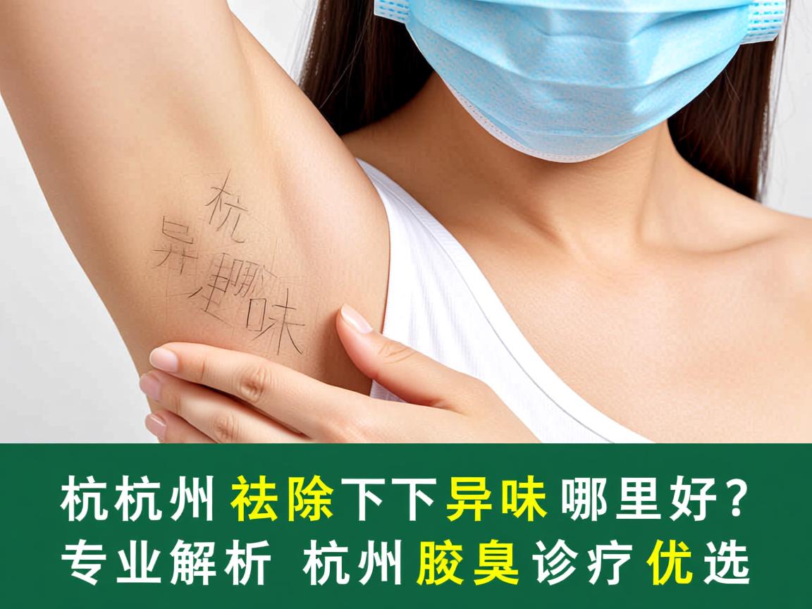 杭州祛除腋下异味哪里好？专业解析杭州腋臭诊疗优选