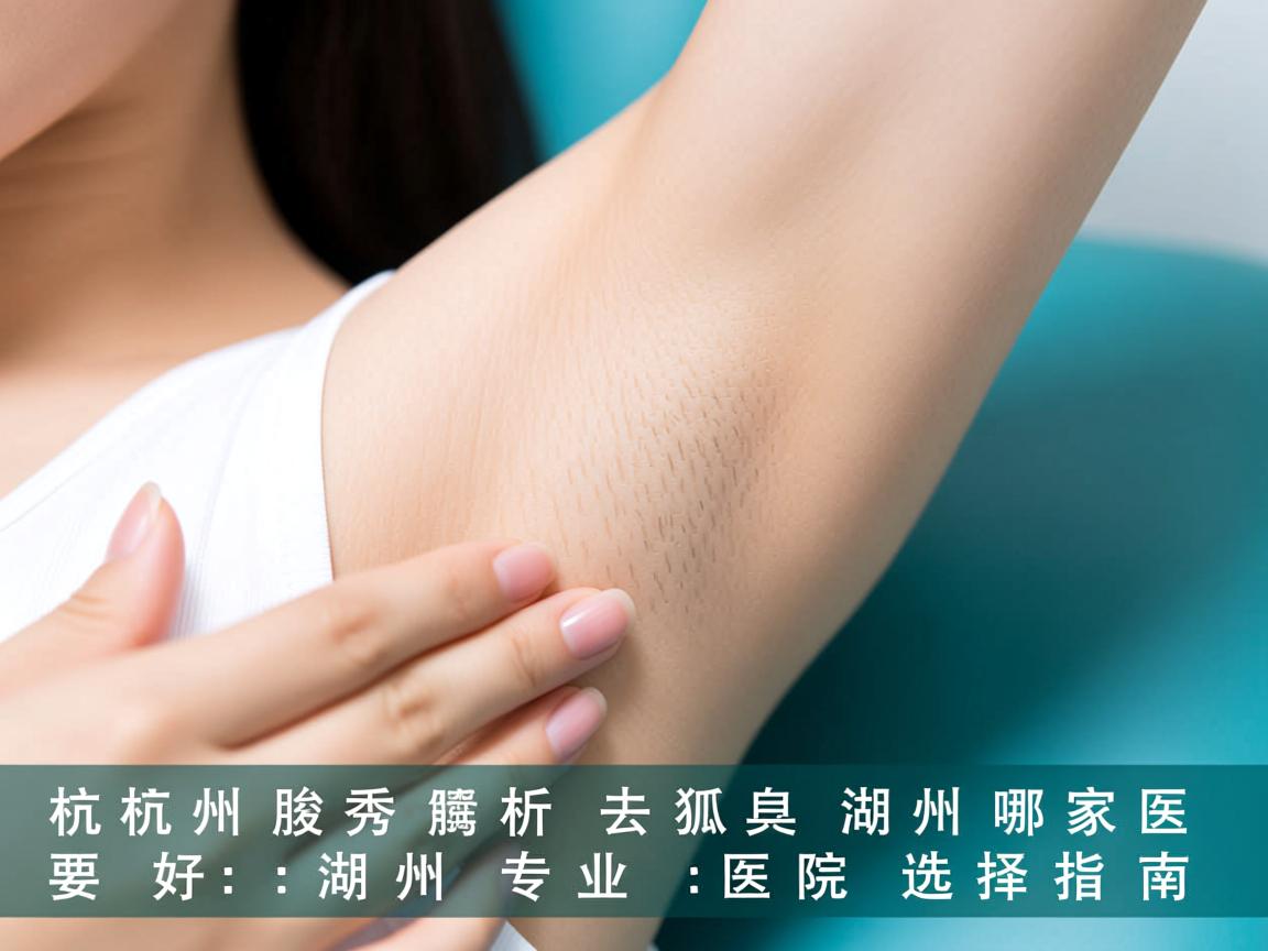 杭州腋秀解析，去狐臭湖州哪家医院好，湖州专业医院选择指南