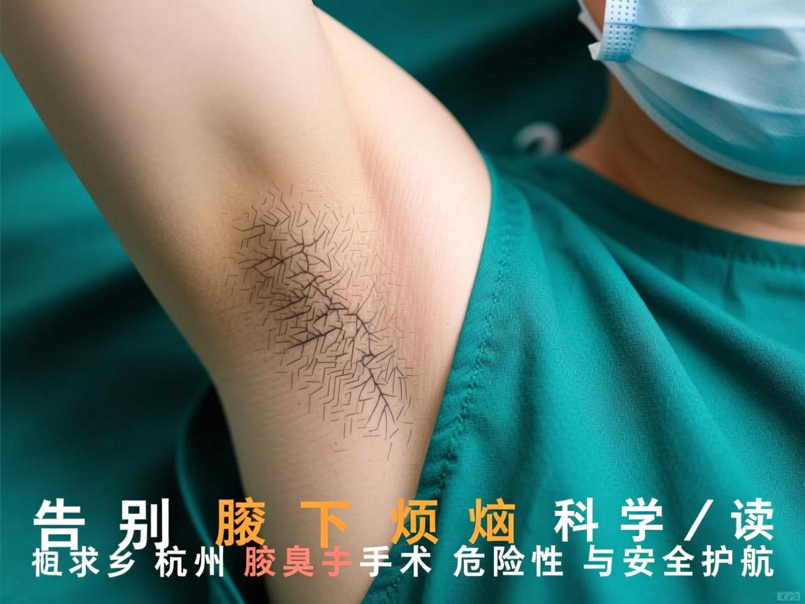 告别腋下烦恼,科学解读杭州腋臭手术危险性与安全护航 告别腋下烦恼,科学解读杭州腋臭手术危险性与安全护航