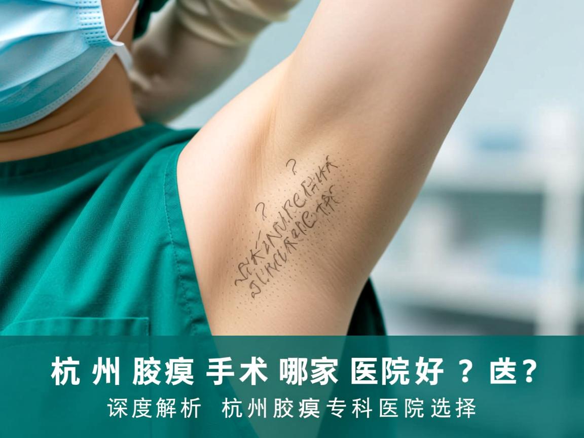 杭州腋臭手术哪家医院好？深度解析杭州腋臭专科医院选择