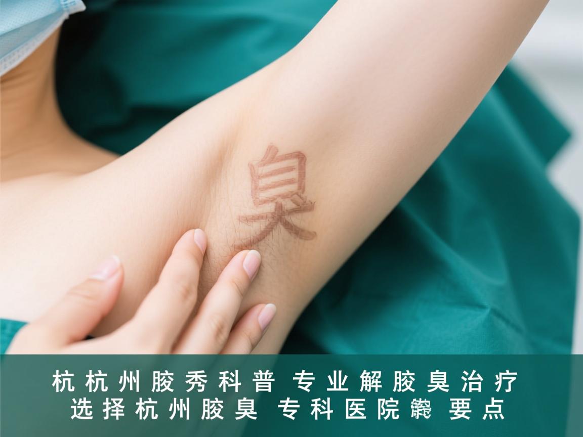 杭州腋秀科普，专业解析腋臭治疗，选择杭州腋臭专科医院的要点