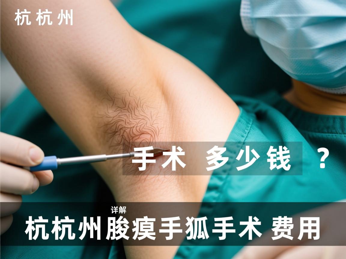 杭州腋臭手术多少钱？详解杭州狐臭手术费用
