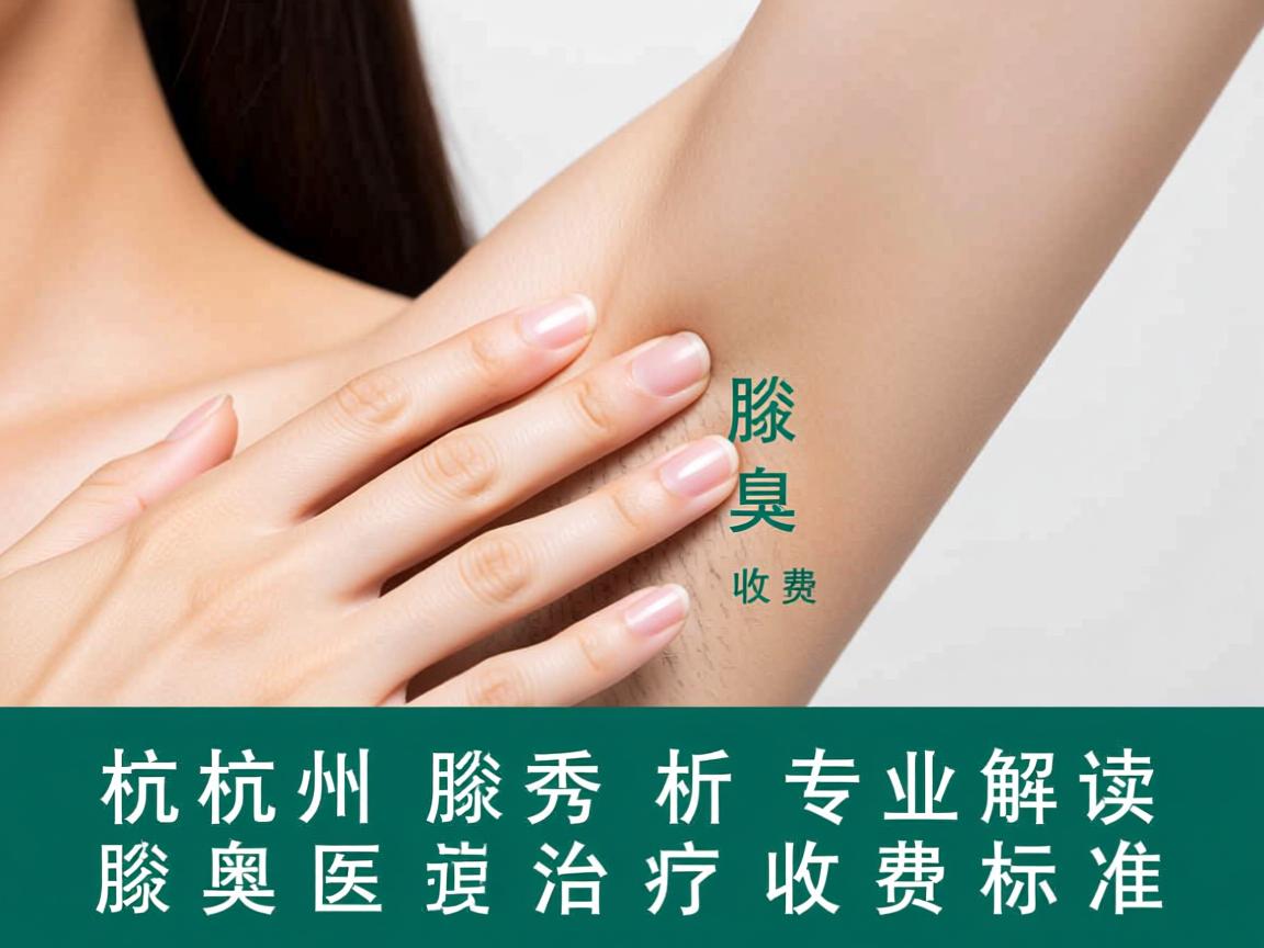 杭州腋秀解析腋臭收费,专业解读腋臭治疗收费标准 杭州腋秀解析腋臭收费,专业解读腋臭治疗收费标准