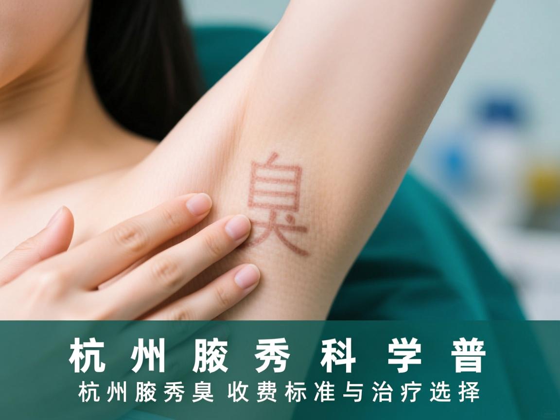 杭州腋秀科普,详解杭州腋秀腋臭收费标准与治疗选择 杭州腋秀科普,详解杭州腋秀腋臭收费标准与治疗选择