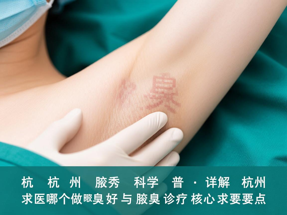杭州腋秀科普，详解杭州哪个医院做腋臭好与腋臭诊疗核心要点