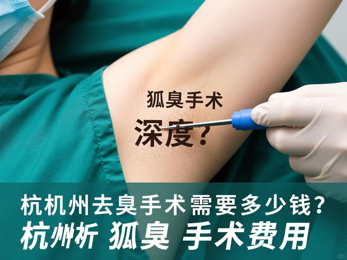 杭州去狐臭手术需要多少钱?深度解析杭州狐臭手术费用 杭州去狐臭手术需要多少钱?深度解析杭州狐臭手术费用
