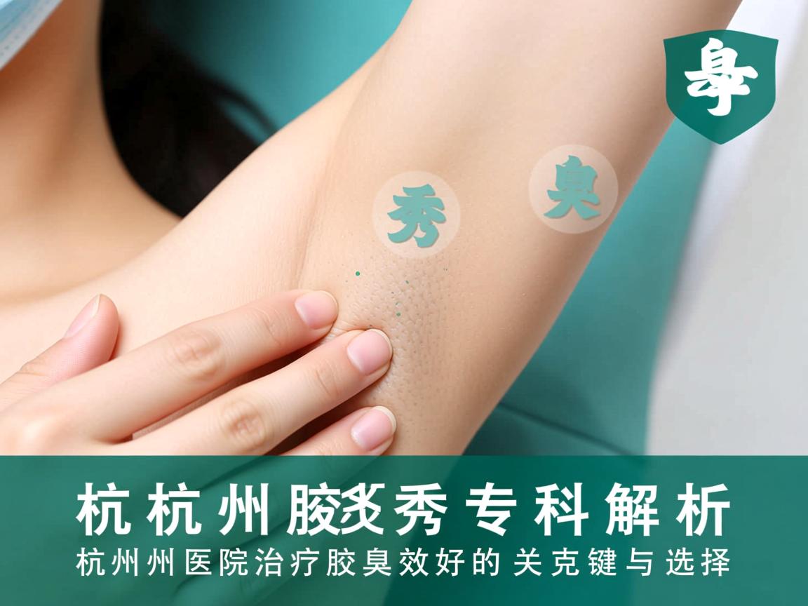 杭州腋秀专科解析,杭州医院治疗腋臭效果好的关键与选择 杭州腋秀专科解析,杭州医院治疗腋臭效果好的关键与选择
