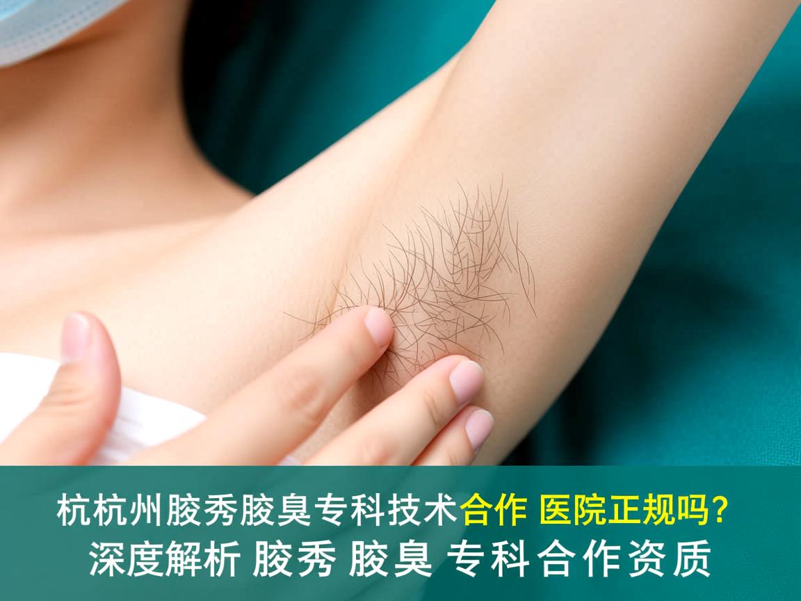 杭州腋秀腋臭专科技术合作医院正规吗?深度解析腋秀腋臭专科合作资质 杭州腋秀腋臭专科技术合作医院正规吗?深度解析腋秀腋臭专科合作资质
