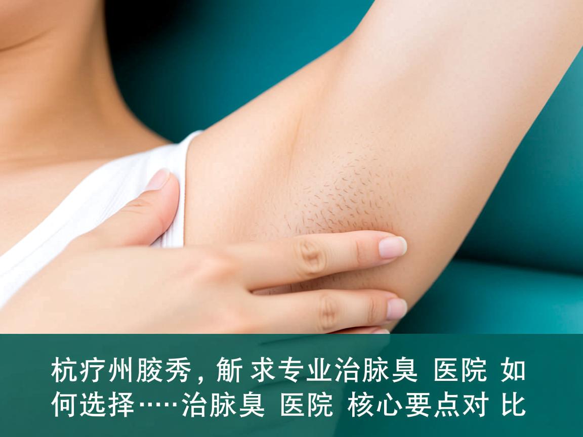 杭州腋秀解析，专业治腋臭医院如何选择，治腋臭医院核心要点对比