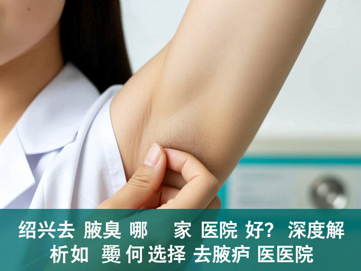 绍兴去腋臭哪家医院好？深度解析如何选择去腋臭医院