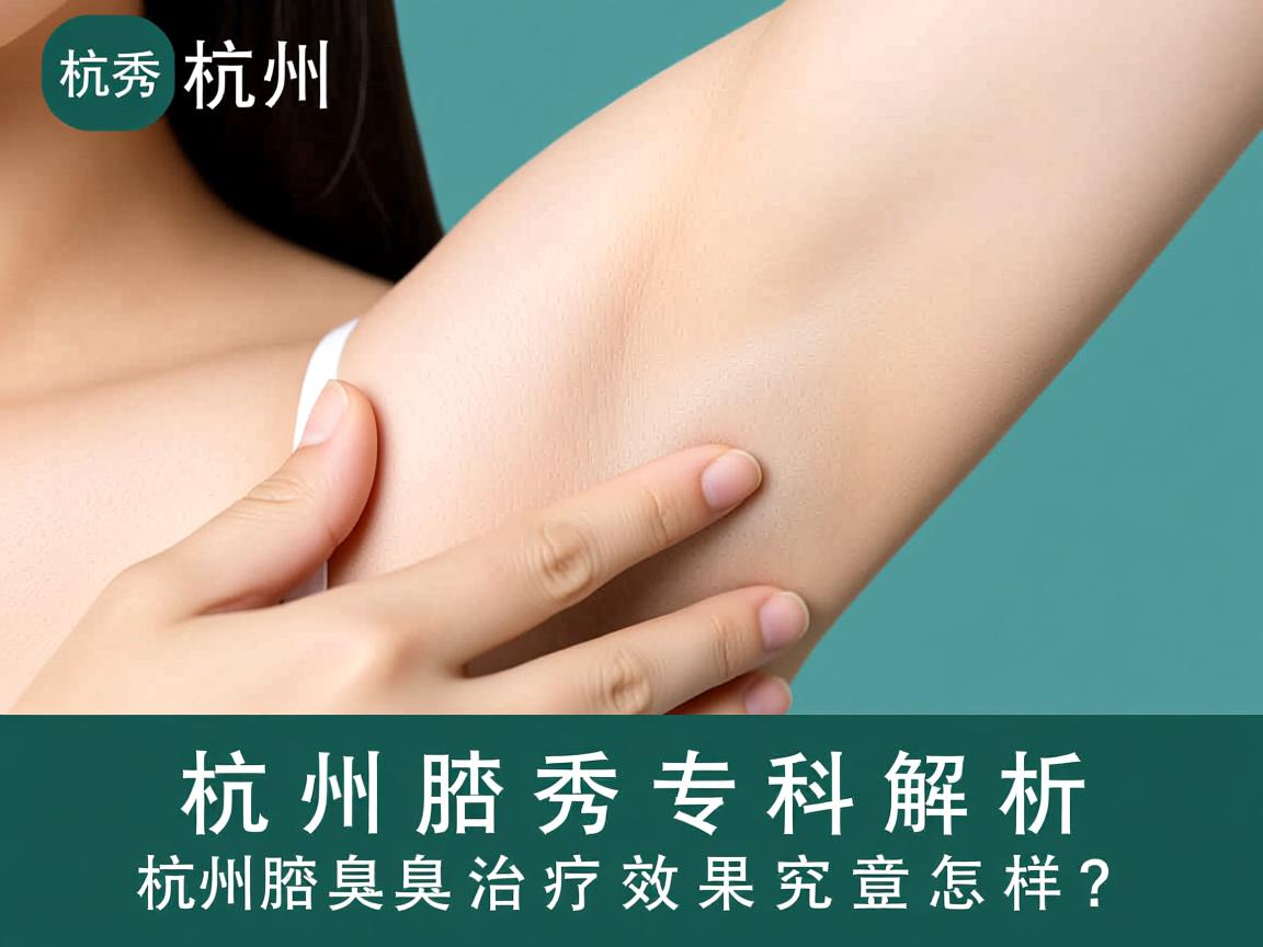杭州腋秀专科解析，杭州腋臭治疗的效果究竟怎样？