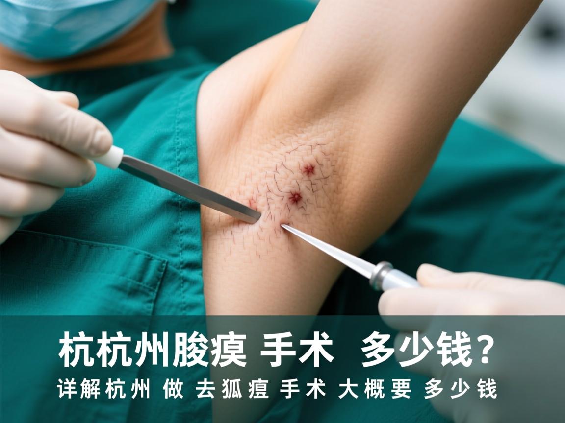 杭州腋臭手术多少钱？详解杭州做去狐臭手术大概要多少钱