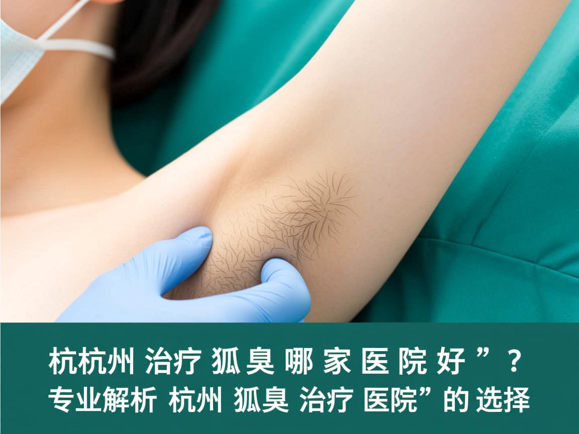 杭州治疗狐臭哪家医院好?专业解析杭州狐臭治疗医院的选择 杭州治疗狐臭哪家医院好?专业解析杭州狐臭治疗医院的选择
