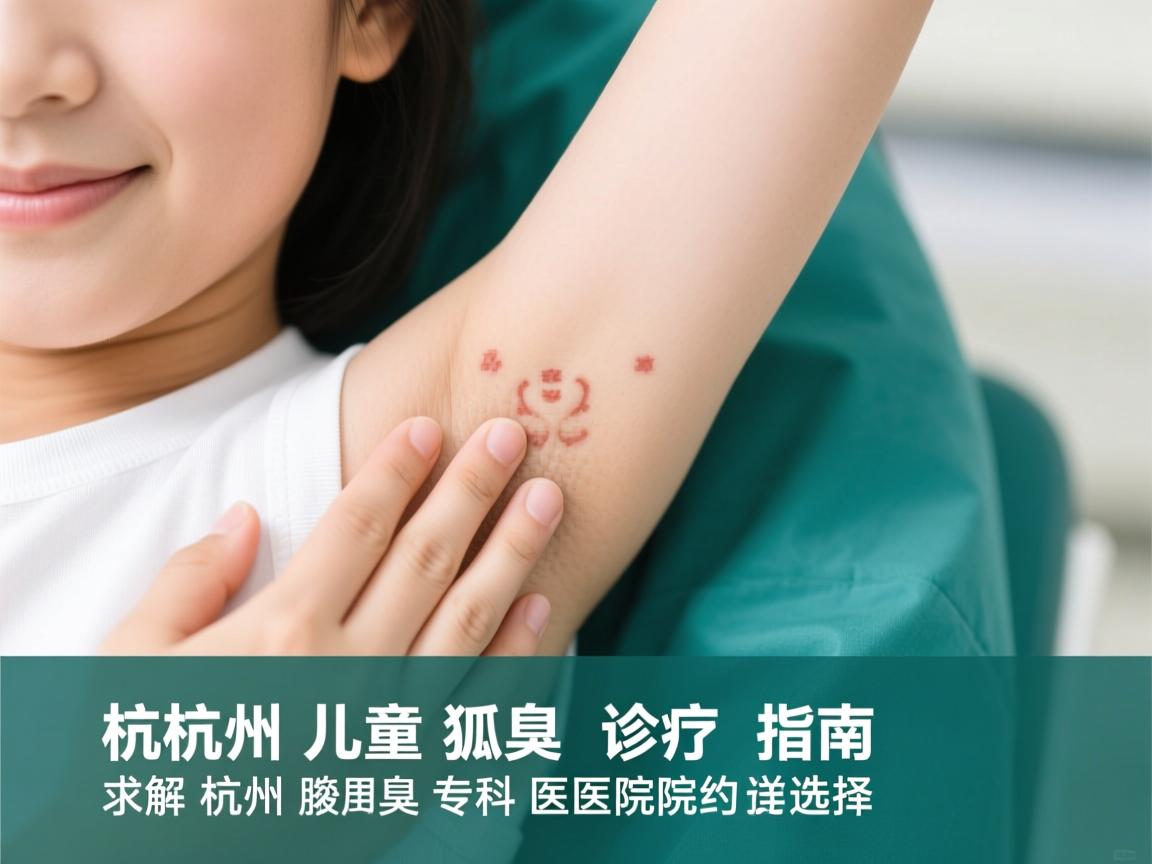 杭州儿童狐臭诊疗指南,详解杭州腋臭专科医院的选择 杭州儿童狐臭诊疗指南,详解杭州腋臭专科医院的选择