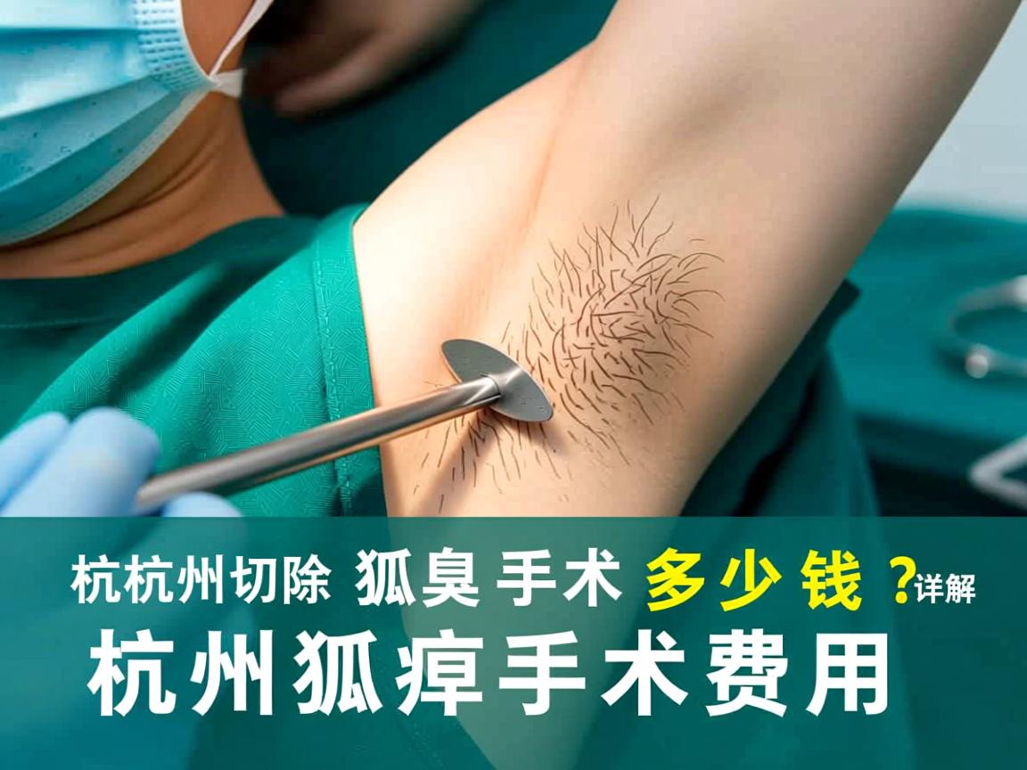 杭州切除狐臭手术多少钱?详解杭州狐臭手术费用 杭州切除狐臭手术多少钱?详解杭州狐臭手术费用
