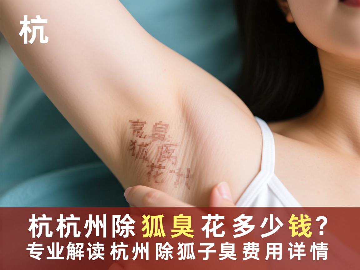 杭州除狐臭花多少钱？专业解读杭州除狐臭费用详情