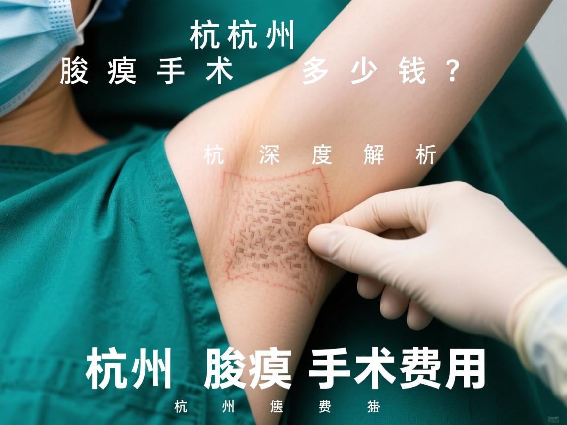 杭州腋臭手术多少钱？深度解析杭州腋臭手术费用