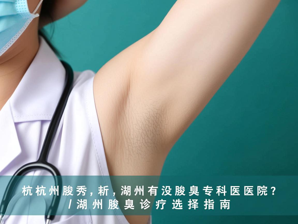 杭州腋秀解析，湖州有没有腋臭专科医院？湖州腋臭诊疗选择指南