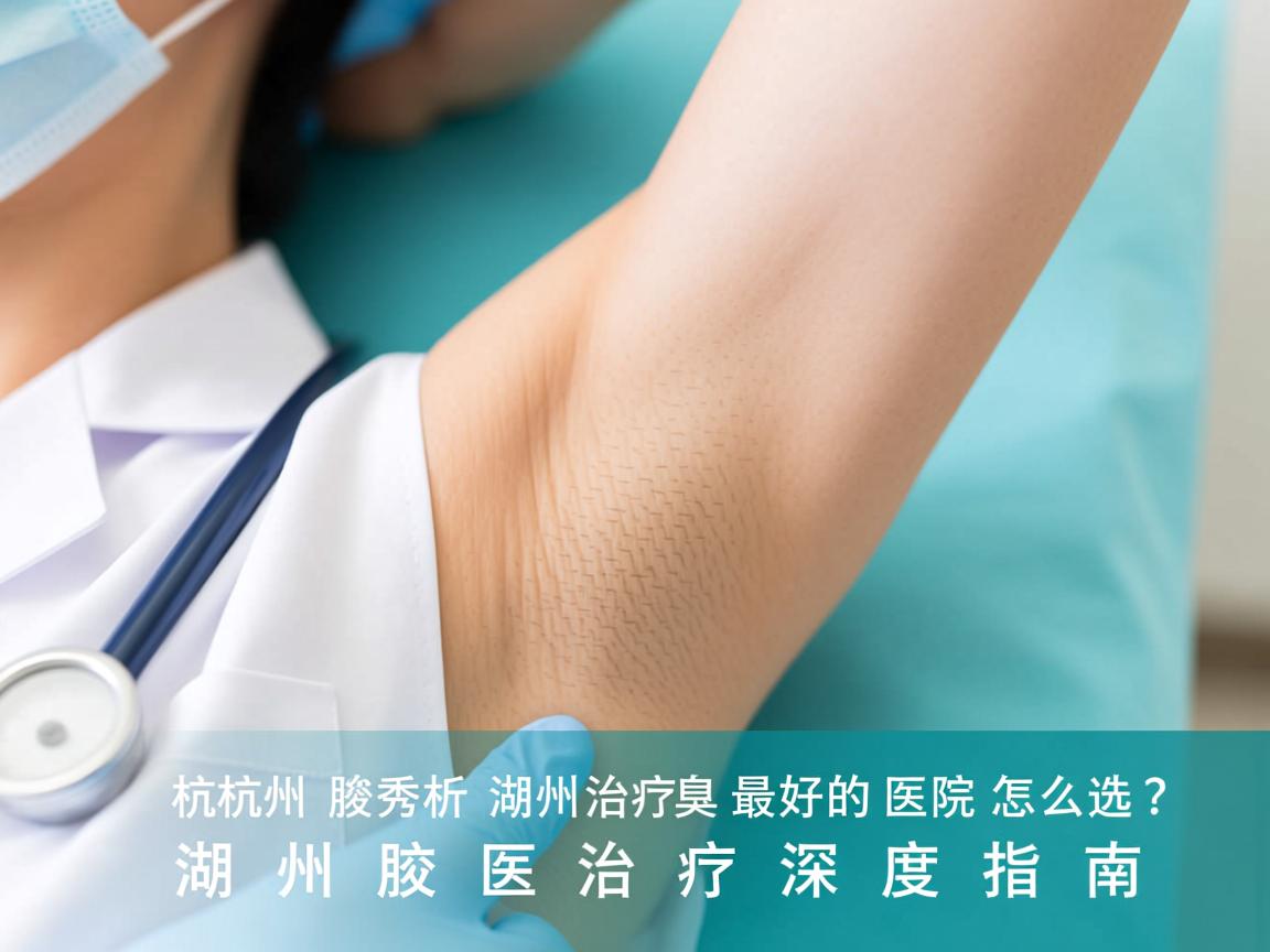 杭州腋秀解析，在湖州治疗腋臭最好的医院怎么选？湖州腋臭治疗深度指南