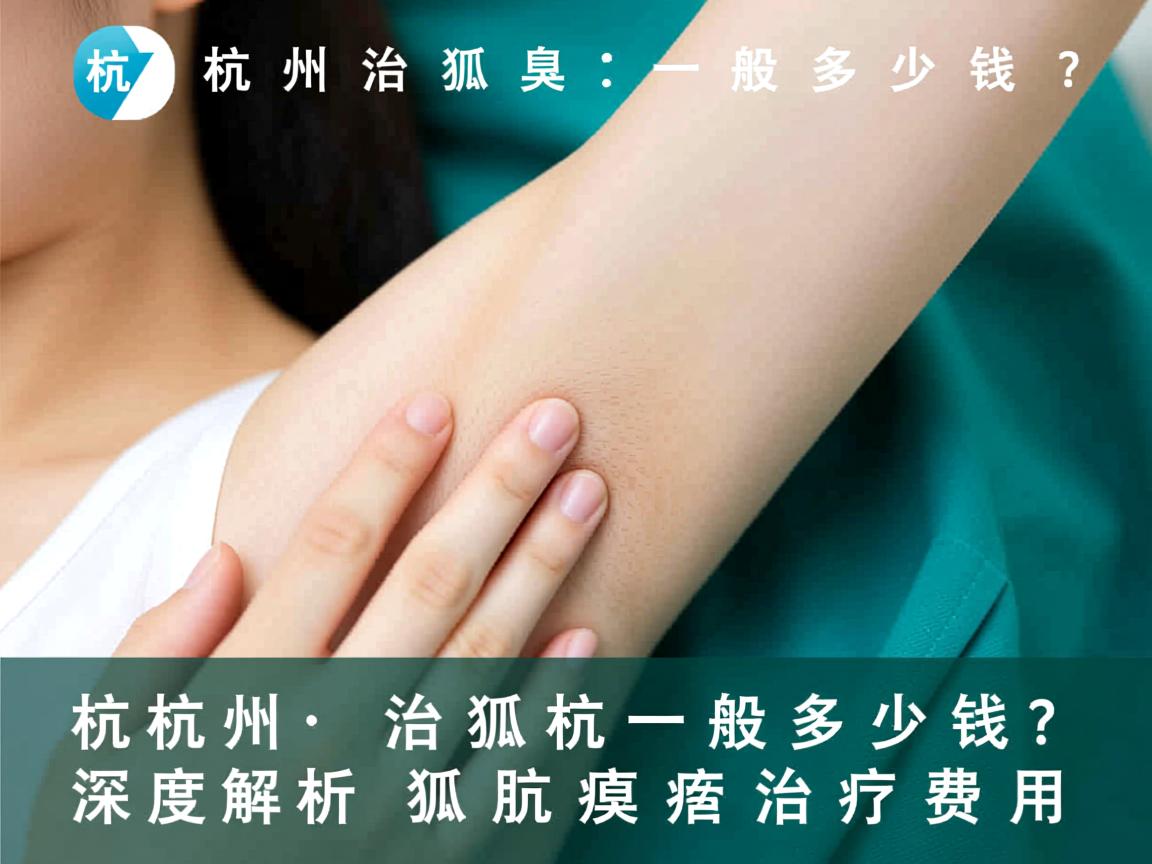 杭州治狐臭一般多少钱？深度解析杭州狐臭治疗费用