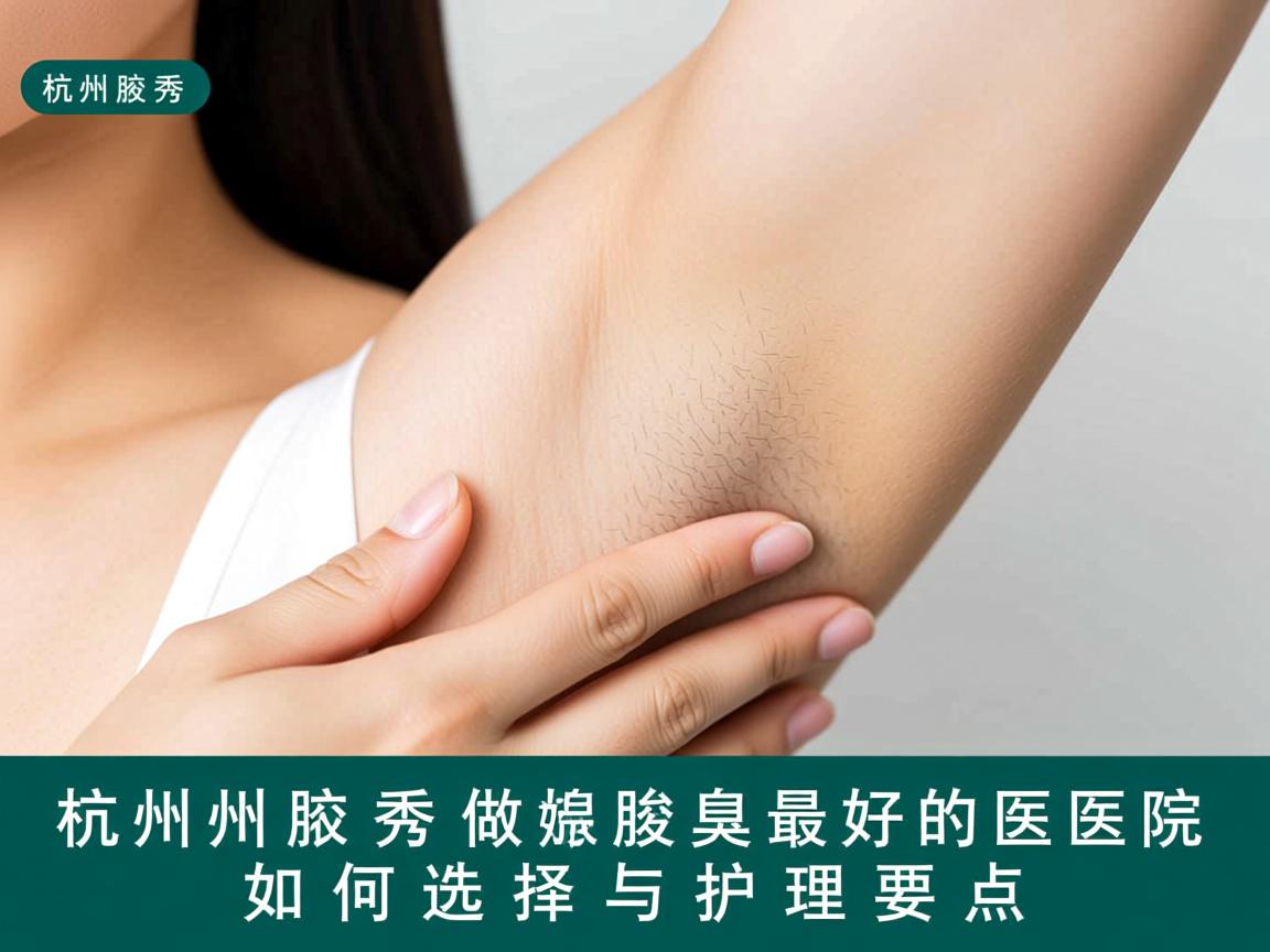 杭州腋秀解析，杭州做腋臭最好的医院如何选择与护理要点