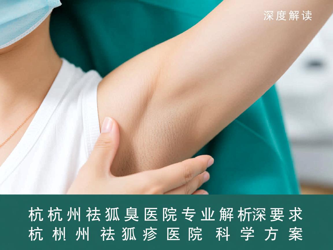 杭州祛狐臭医院专业解析，深度解读杭州祛狐臭医院的科学方案