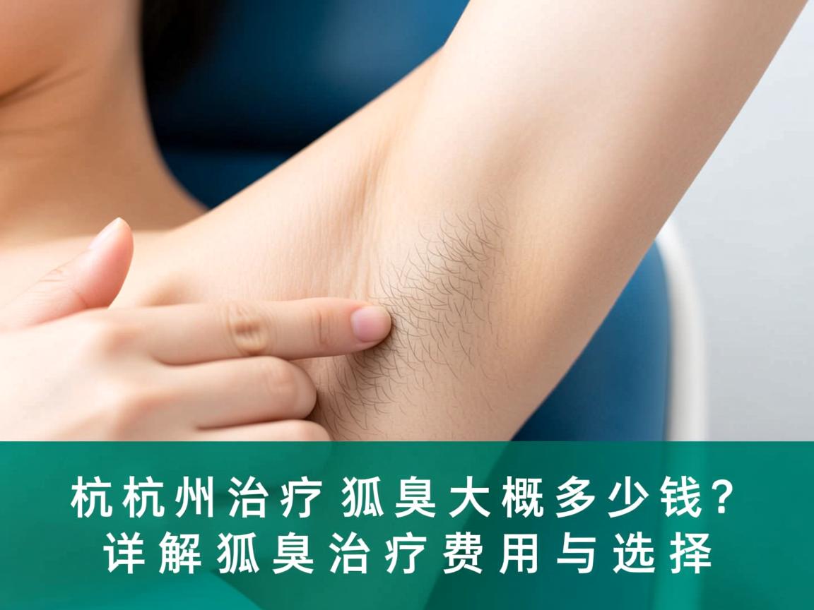 杭州治疗狐臭大概多少钱？详解狐臭治疗费用与选择