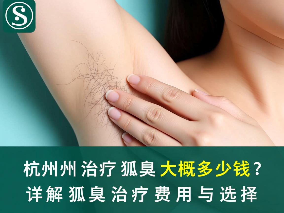 杭州治疗狐臭大概多少钱？详解狐臭治疗费用与选择