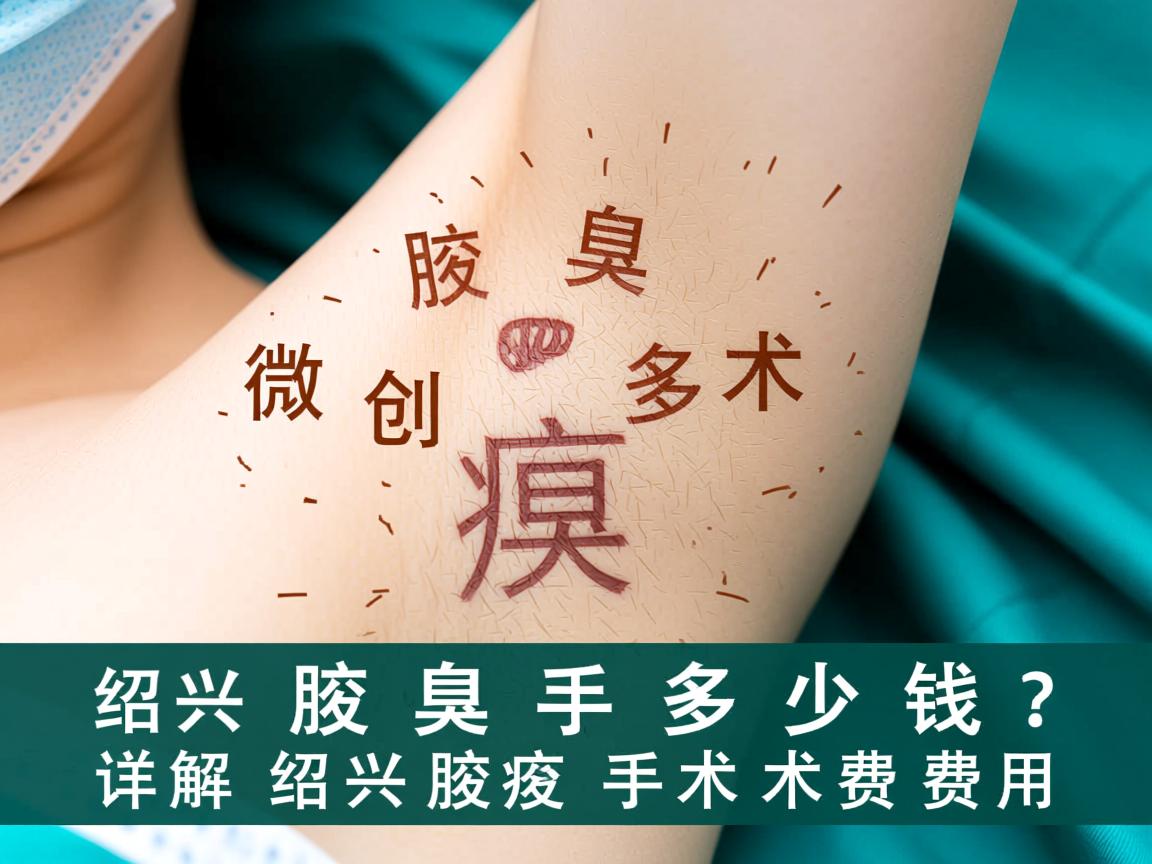 绍兴腋臭微创手术多少钱？详解绍兴腋臭手术费用