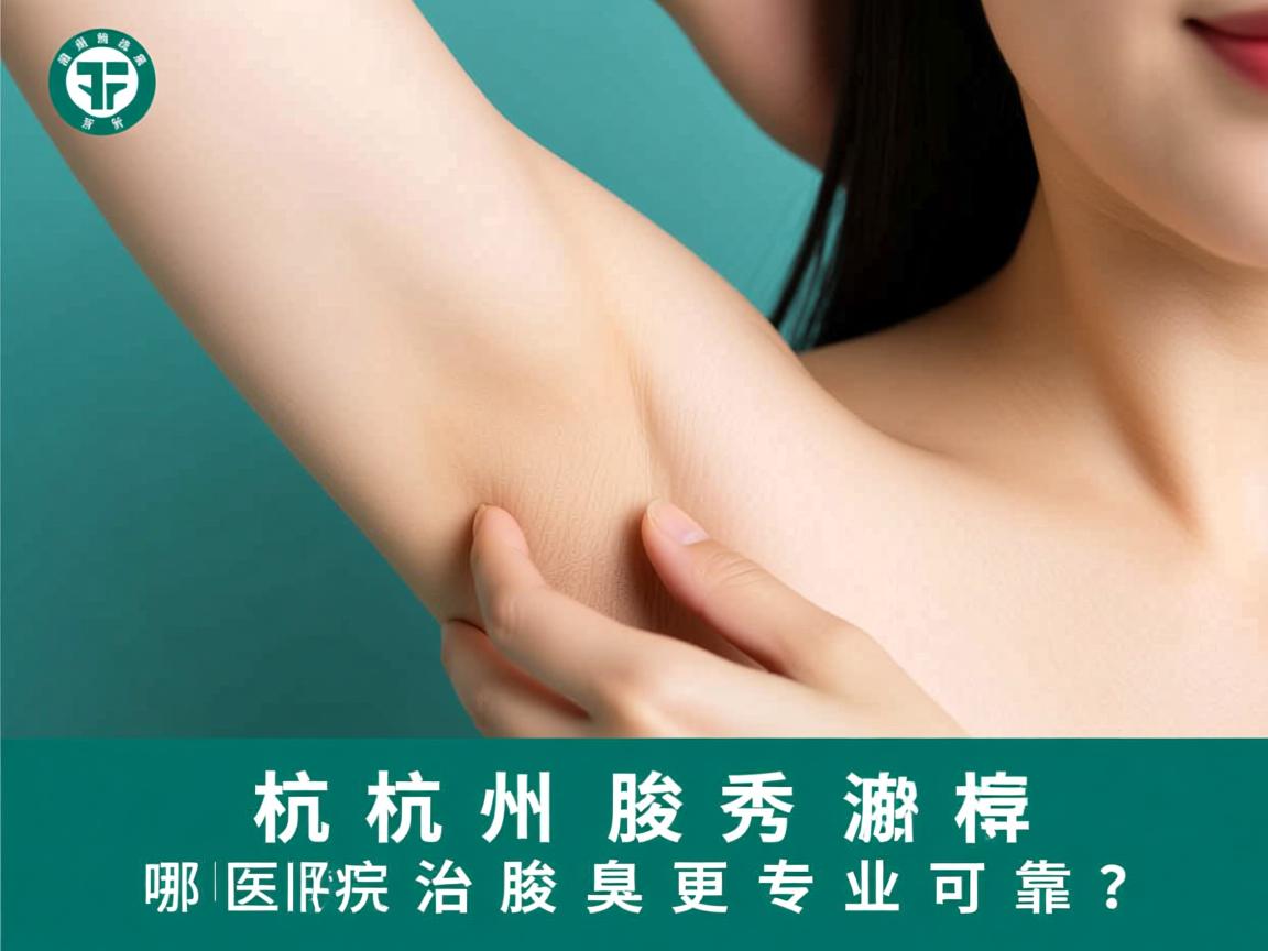 杭州腋秀解析，在湖州治腋臭，哪家医院治腋臭更专业可靠？