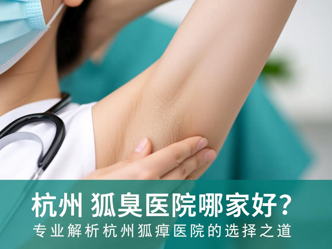 杭州狐臭医院哪家好？专业解析杭州狐臭医院的选择之道