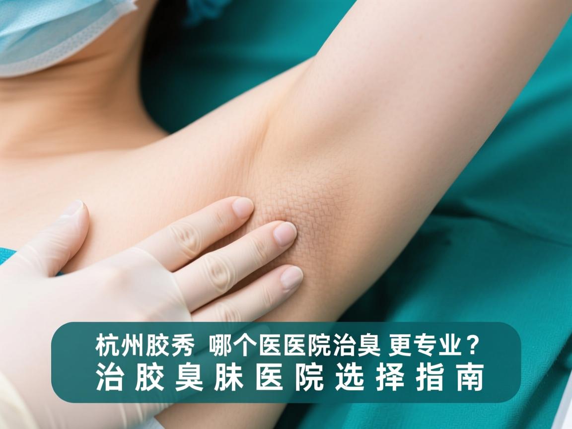杭州腋秀解析，杭州哪个医院治腋臭更专业？治腋臭医院选择指南
