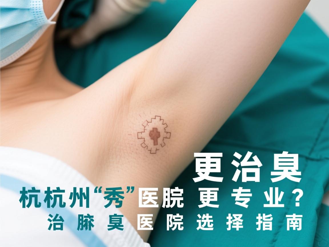 杭州腋秀解析，杭州哪个医院治腋臭更专业？治腋臭医院选择指南