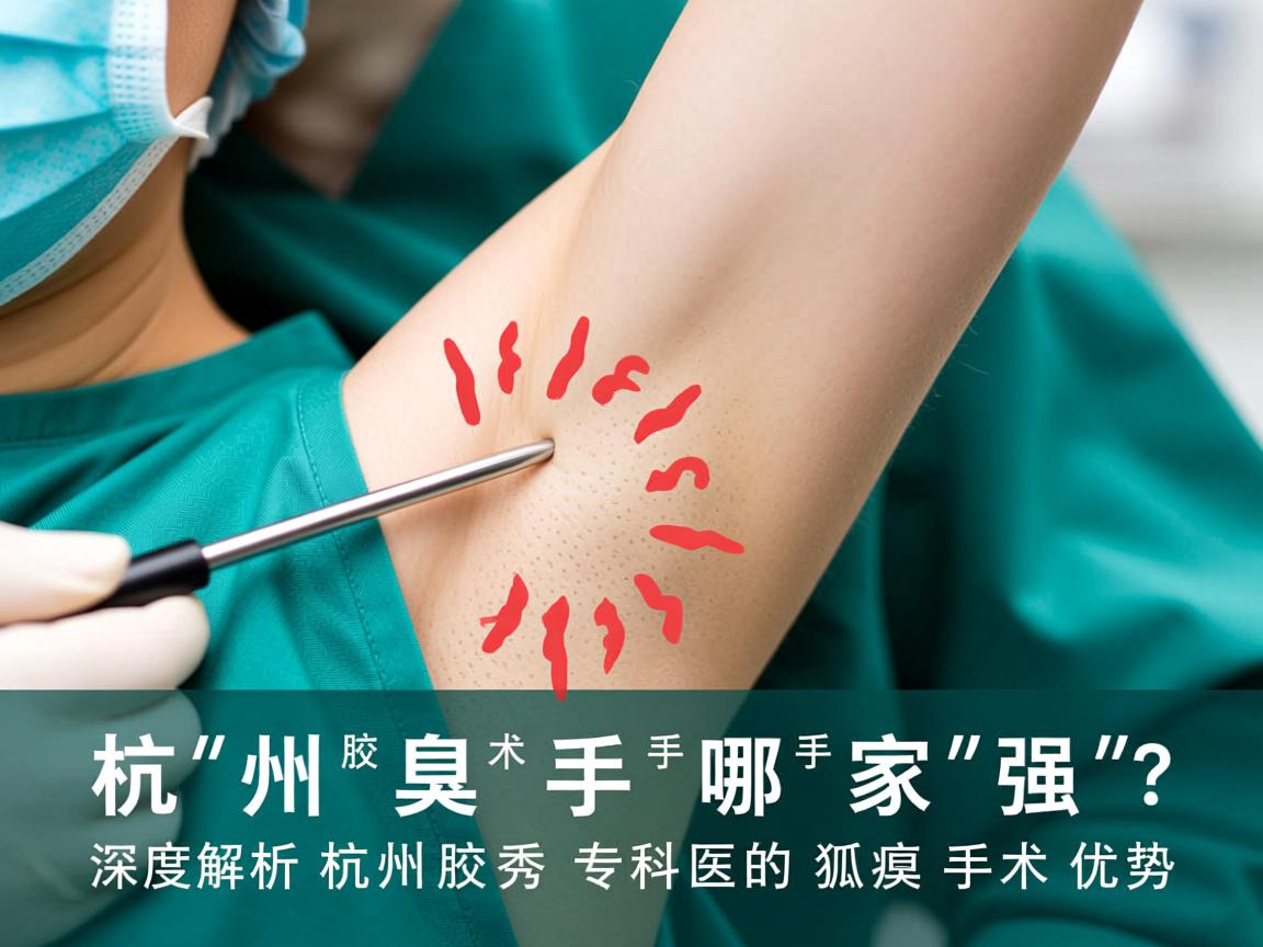 杭州腋臭手术哪家强？深度解析杭州腋秀专科的狐臭手术优势