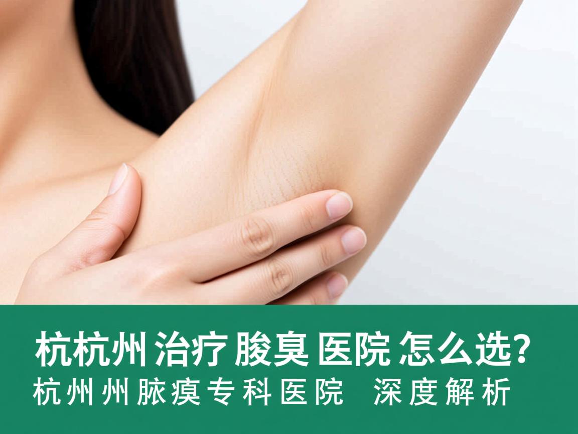 杭州治疗腋臭医院怎么选？杭州腋臭专科医院深度解析