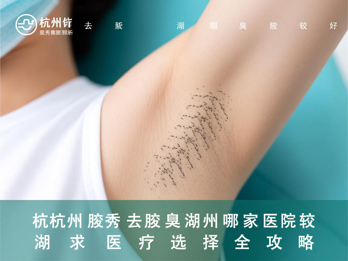 杭州腋秀解析，去腋臭湖州哪家医院较好，湖州医院选择全攻略